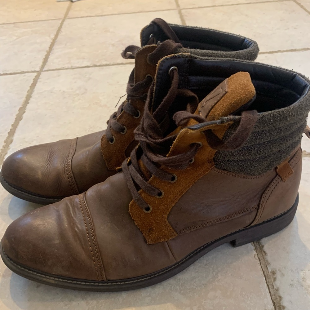 Brown leather size 13 boots